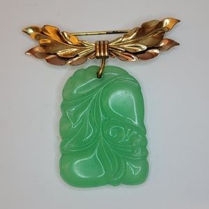 Cheever Tweedy 10k GF w Molded Glass Pendant